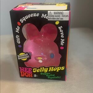 Needoh Jelly Hops Pink Scented Bunny Squishy Toy viral!